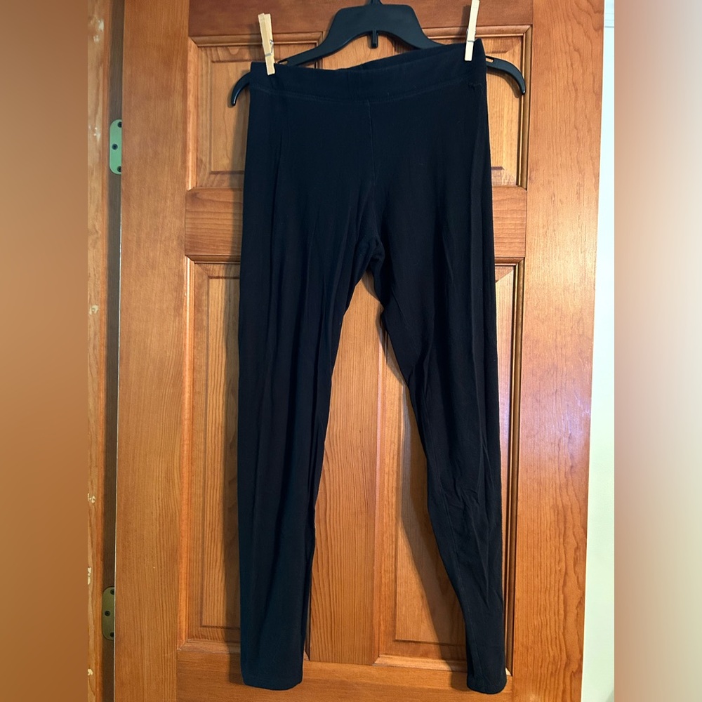 PINK Black Leggings size medium